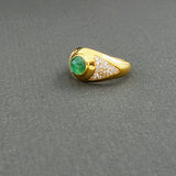EMERALD DIAMONDS 18KT RING