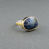 SAPPHIRE ORGANIC DOT RING