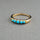 SLEEPING BEAUTY TURQUOISE 14KT GOLD RING