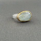 ORGANIC AQUAMARINE RING