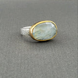ORGANIC AQUAMARINE RING