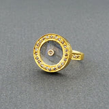 SUN LABRADORITE GOLD RING