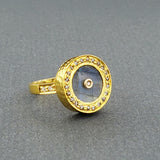 SUN LABRADORITE GOLD RING