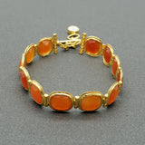 CARNELIAN GOLD BRACELET