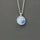 MOONSTONE SUN SILVER NECKLACE