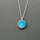 SILVER SUN TURQUOISE NECKLACE