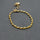 DIAMOND SHAPPHIRE GOLD BRACELET