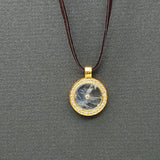 SUN CHOKER MOONSTONE GOLD NECKLACE