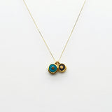 DOUBLE SUN GOLD NECKLACE