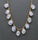 MULTI MOONSTONE GOLD NECKLACE