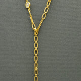 GOLD LINKS SUN NECKLACE