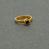 SAPPHIRE GOLD RING