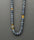 KNOTTED SAPPHIRE GOLD NECKLACE