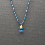 APATITE TOPAZ GOLD NECKLACE
