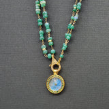 EMERALD SUN GOLD NECKLACE