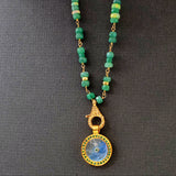 EMERALD SUN GOLD NECKLACE