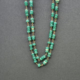 EMERALD SUN GOLD NECKLACE