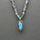 LABRADORITE GOLD NECKLACE