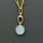 MOONSTONE DIAMONDS SAPPHIRES GOLD NECKLACE