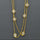 MOONSTONE SUN GOLD NECKLACE