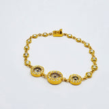 DIAMONDS MOONSTONE SUN BRACELET