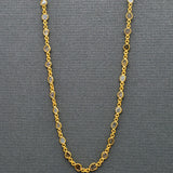 SLICE DIAMONDS GOLD NECKLACE