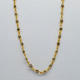 SLICE DIAMONDS GOLD NECKLACE