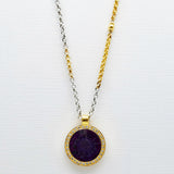 TRAPICHE RUBY DIAMOND GOLD NECKLACE