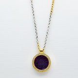 TRAPICHE RUBY DIAMOND GOLD NECKLACE