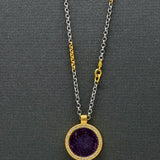 TRAPICHE RUBY DIAMOND GOLD NECKLACE
