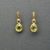LEMON CITRINE GOLD EARRINGS