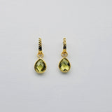 LEMON CITRINE GOLD EARRINGS