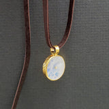 MOONSTONE SUN PENDANT