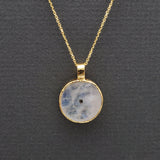 MOONSTONE SUN PENDANT