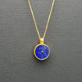LAPIS SUN PENDANT