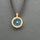 Leather with Gold Bead Slider