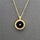 SMOKEY TOPAZ WITH DIAMONDS SUN PENDANT