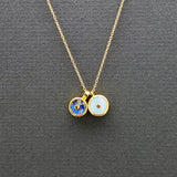 DUO SUN PENDANT NECKLACE