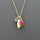 LEAF TRIO SUN PENDANT NECKLACE