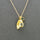 LEAF TRIO SUN PENDANT NECKLACE