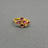 TOURMALINE CLUSTER RING