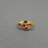 TOURMALINE CLUSTER RING