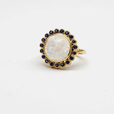 MOONSTONE SAPPHIRE RING