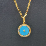 SUN MAGNIFIQUE 16MM GOLD NECKLACE