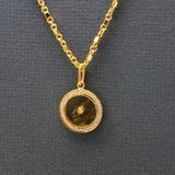 SUN MAGNIFIQUE 16MM GOLD NECKLACE