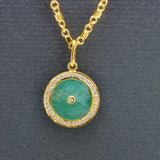 SUN MAGNIFIQUE 16MM GOLD NECKLACE