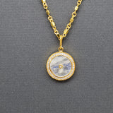 SUN MAGNIFIQUE 16MM GOLD NECKLACE