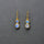 LABRADORITE/MOONSTONE GOLD EARRINGS