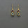 AMETHYST/TOPAZ GOLD EARRINGS
