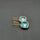 BLUE TOPAZ GOLD EARRINGS